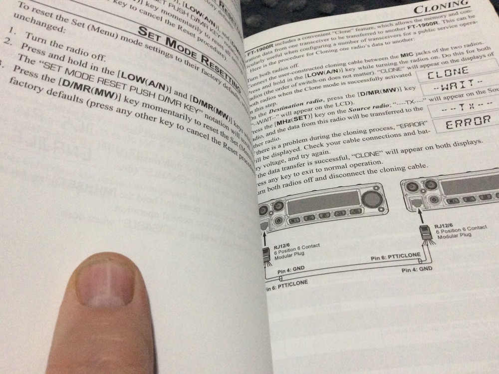 Yaesu FT-1900R Transceiver Instruction Manual Operating Guide