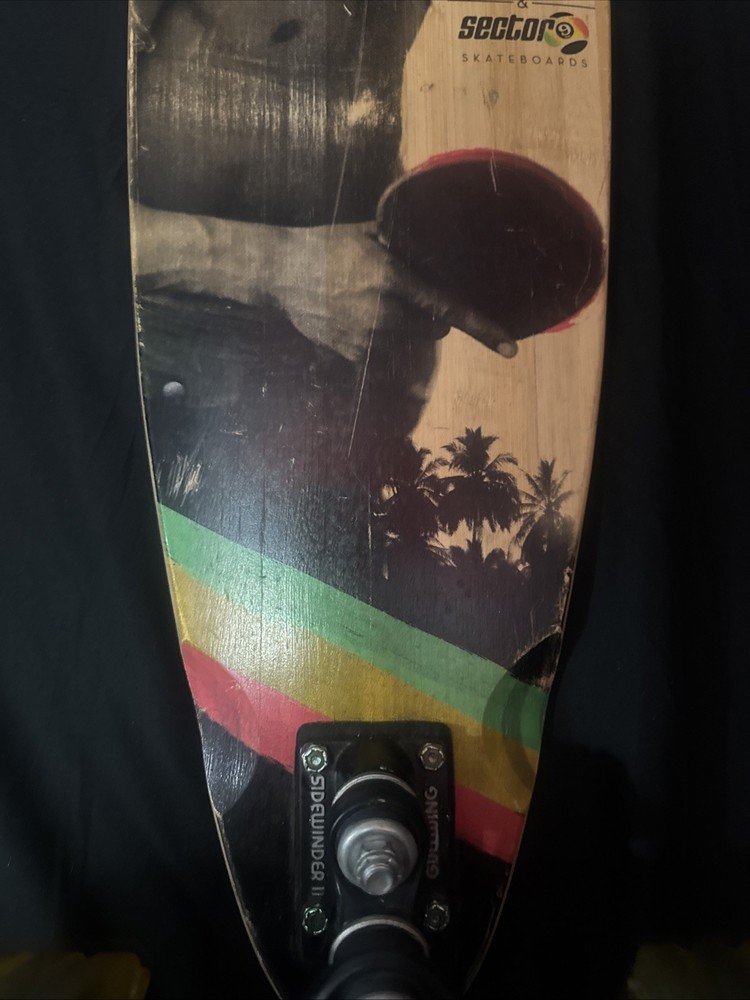 Sector 9 Bob Marley Longboard Skateboard Cruiser Style