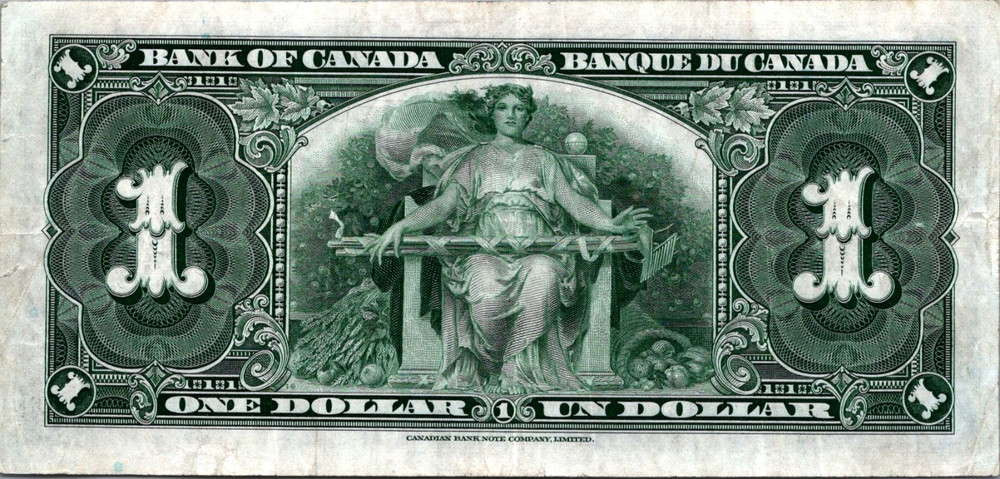 Canada $1 Dollar 1937 Pick# 58d