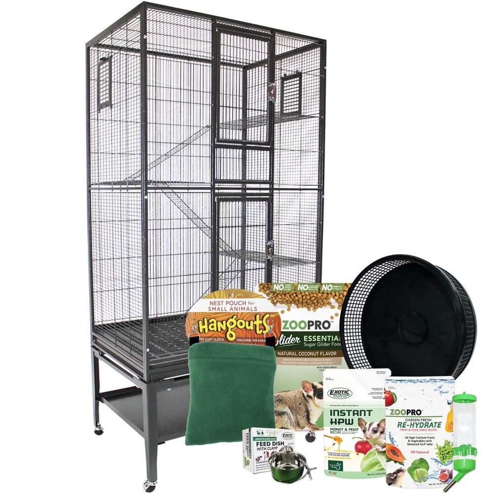 Congo Cage & Starter Package for Sugar Gliders