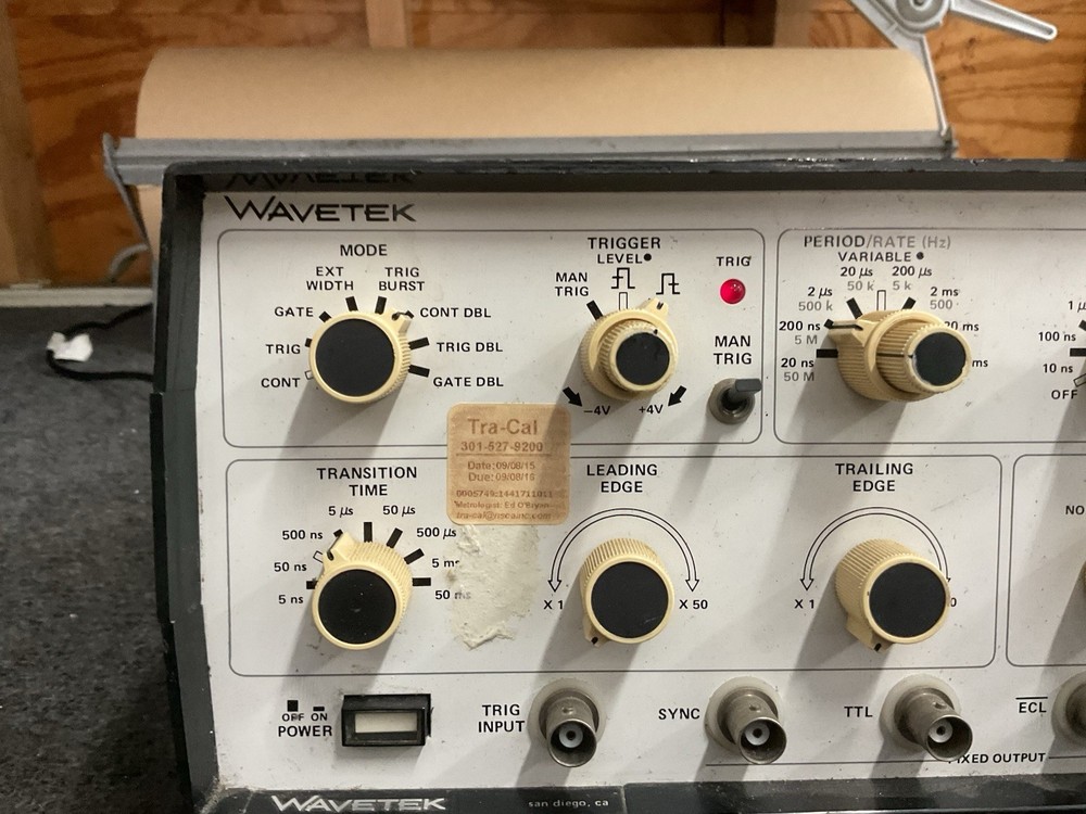 Wavetek 801 50MHz Pulse Generator 48-66Hz
