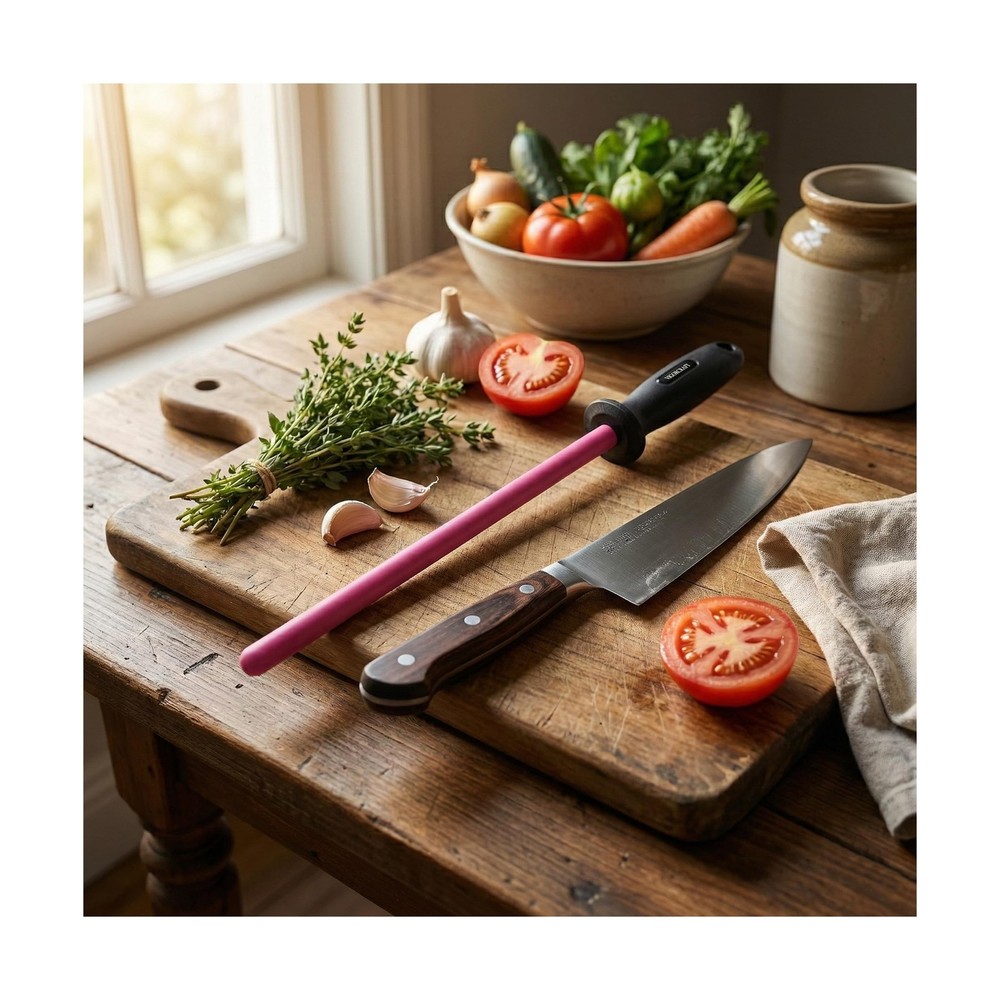 Ruby Sharpener Rod: Durable Knife Sharpener, Harder Than Steel ... USA Fast Ship