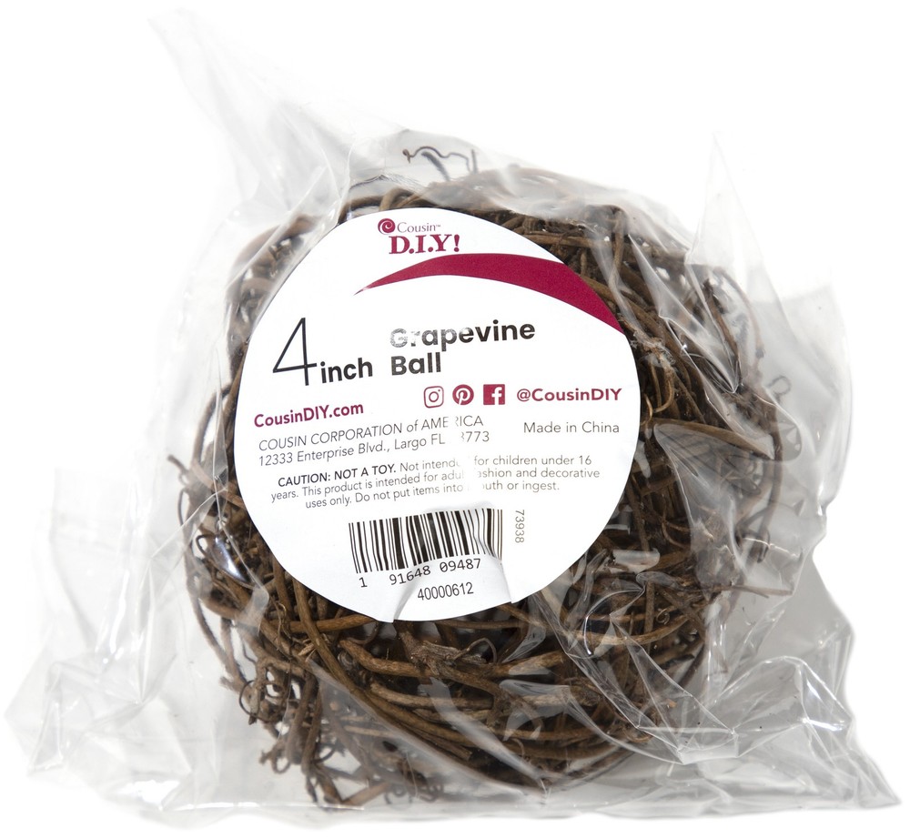 CousinDIY Grapevine Ball-4" - 40000612