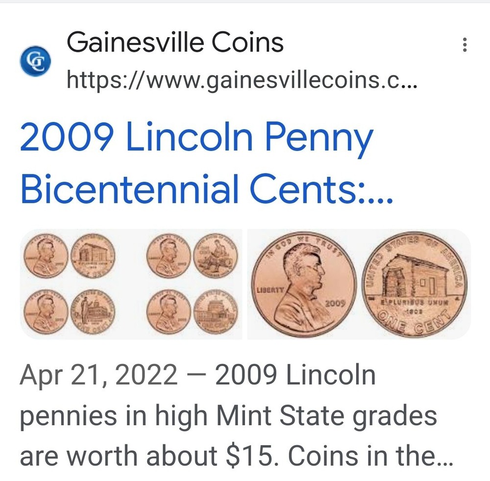 ☆☆Must Have ☆BU 2009-D Lincoln ANNIVERSARY Cent Set Formative Years MS ERRORS☆☆☆