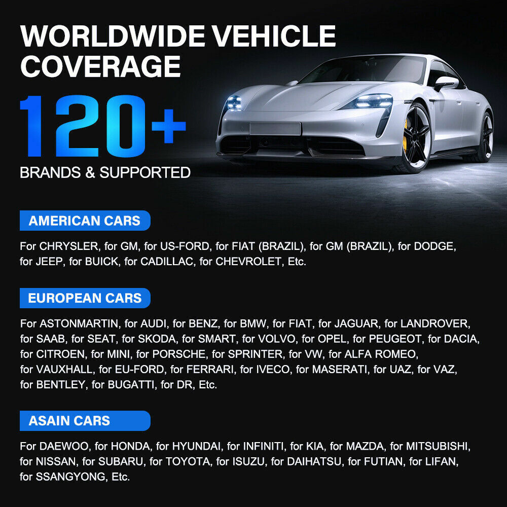 Thinksafe Car Scanner Bluetooth OBD2 Code Reader All System Diagnostic ABS TPMS