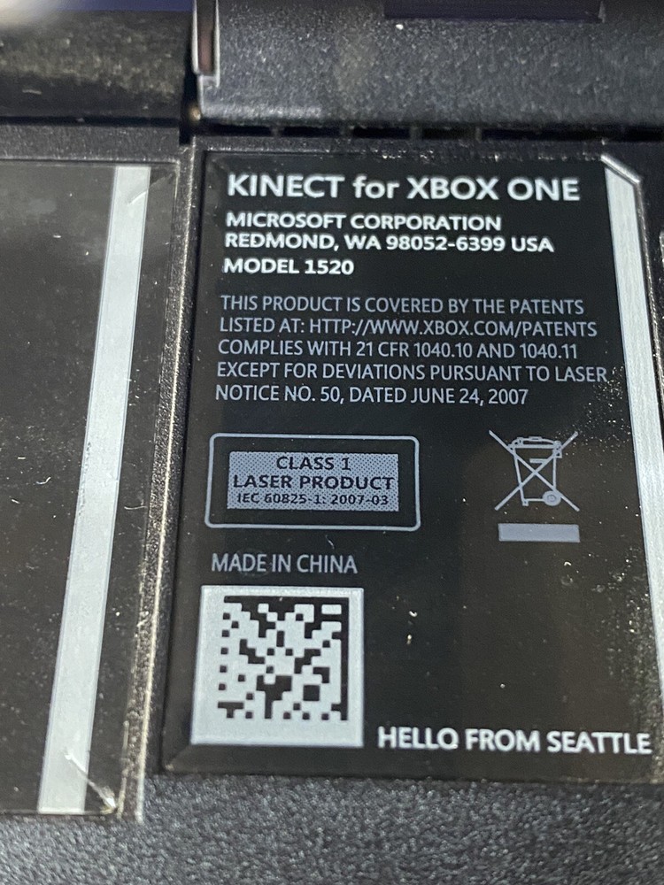 Xbox One Kinect Sensor Camera Bar - Model 1520