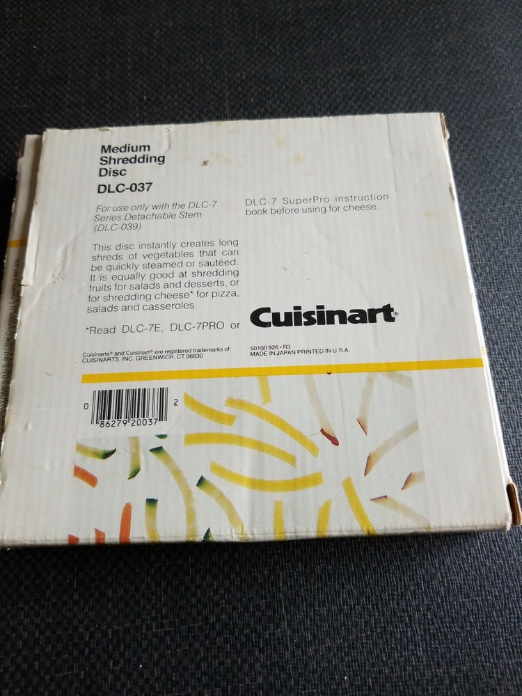 Cuisinart DLC-037 Medium Slicing Disc / Blade