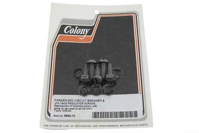 Colony 9684-10 Parkerized Distributor Screws