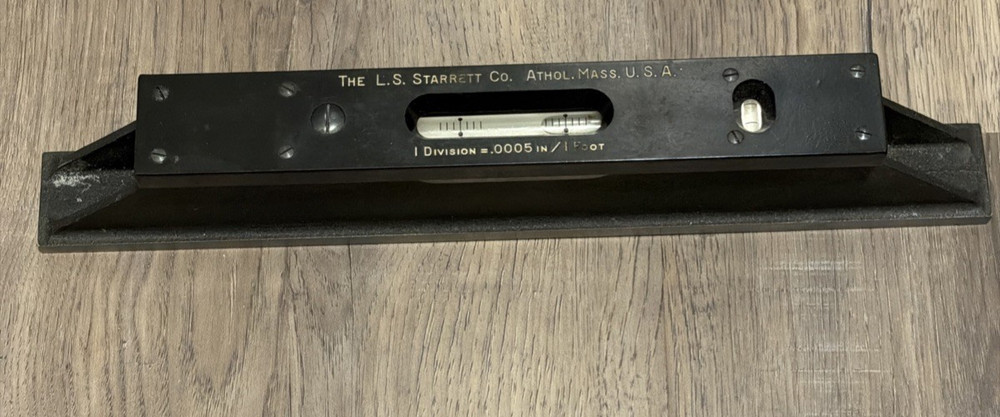 Starrett No. 199 Master Precision Level