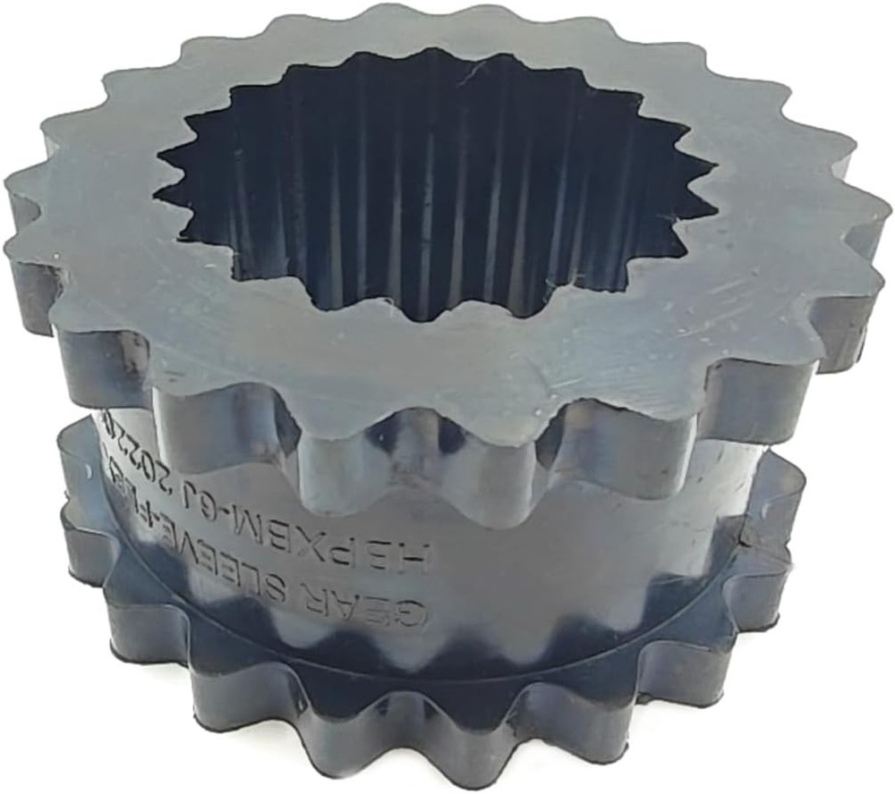 7JE Coupling Sleeve Elastomer Fits S-Flex Sure Flex Gear Solid Black