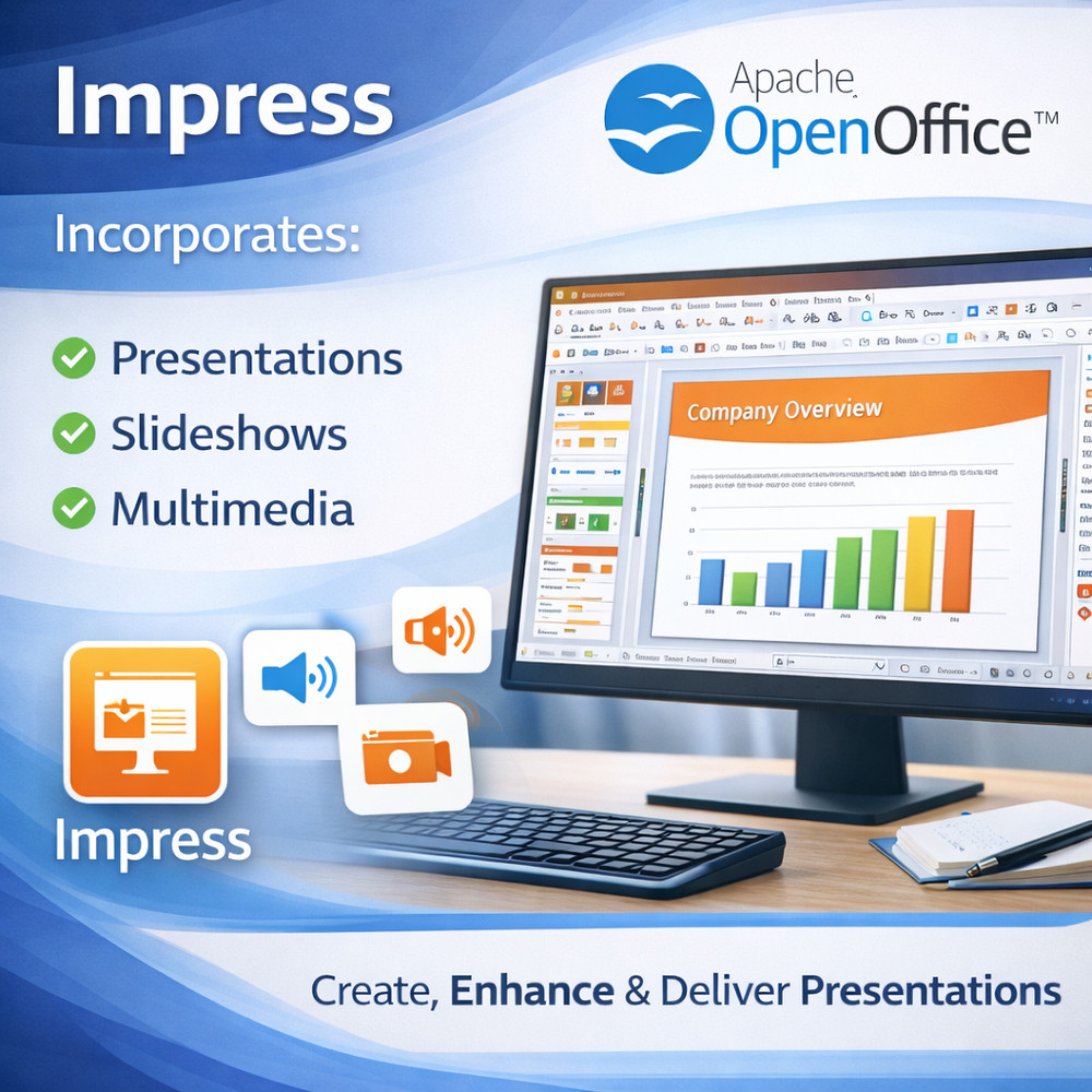 Apache OpenOffice Ultimate Version USB + DVD | Office Suite for Windows