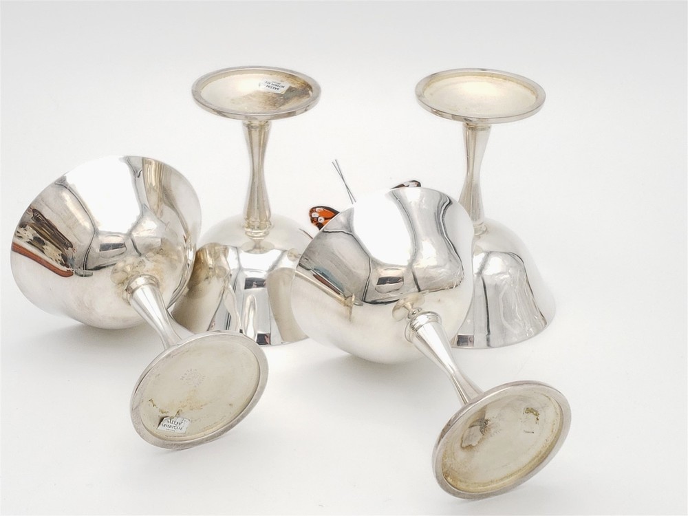 Salem Silver Plate Champagne Cup Set