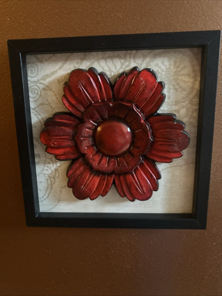 Framed Vintage Ceramic Art