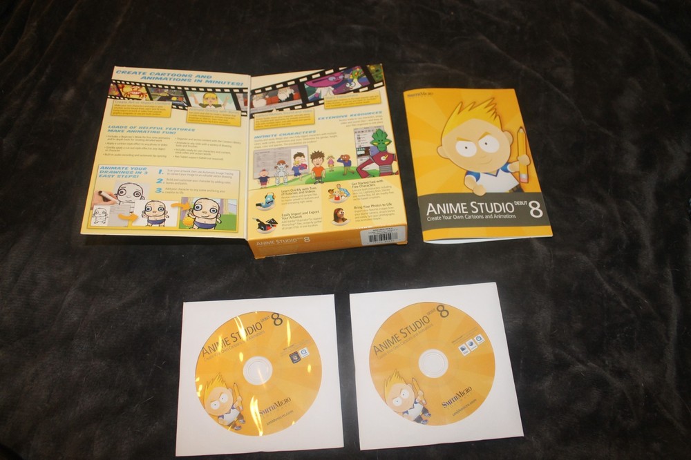 ANIME STUDIO 8 ~ PC + MAC ~ NEW ~ FREE SHIPPING