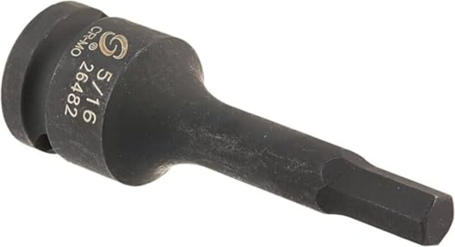 SUNEX TOOLS 26482 1/2-Inch Drive 5/16-Inch Hex Impact Socket