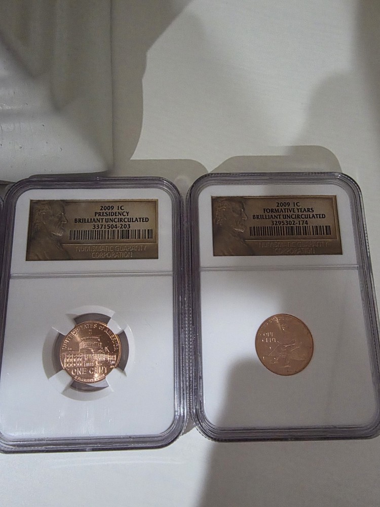 2009 4 Cent LINCOLN NGC SET - Offers Welcome