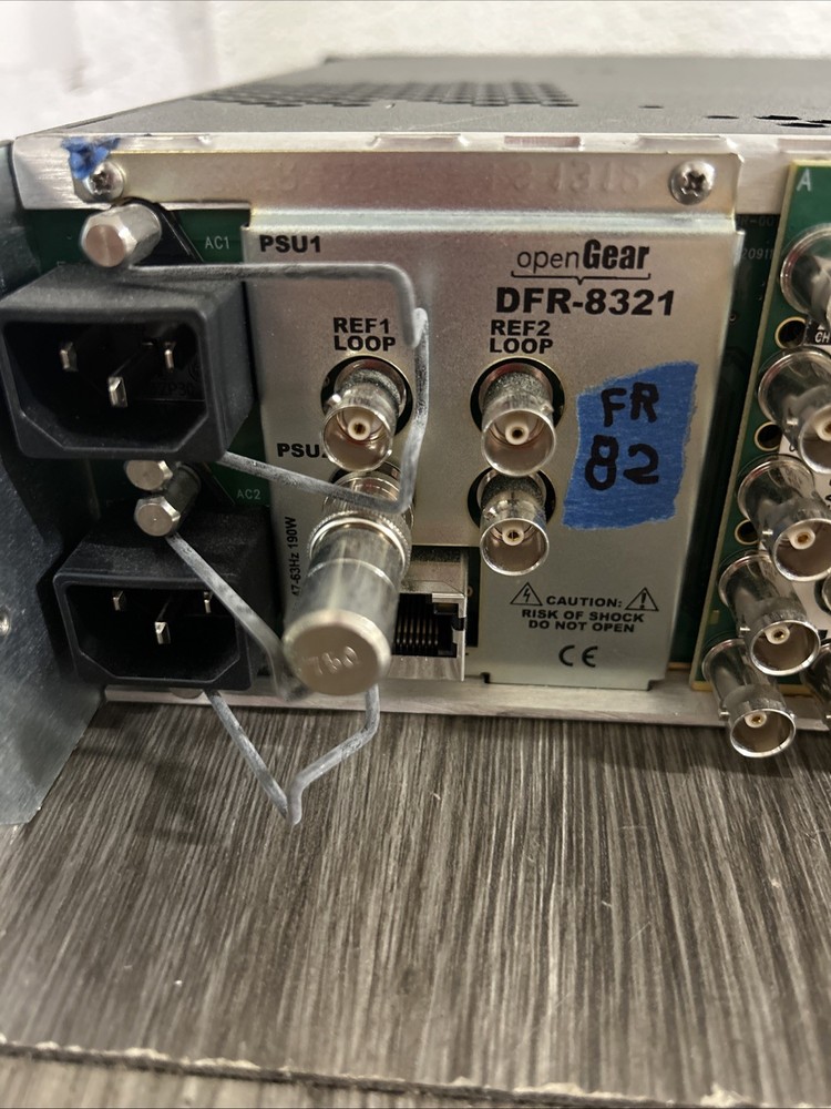 OpenGear DFR 8321 Frame Chassis with Cards #3c2