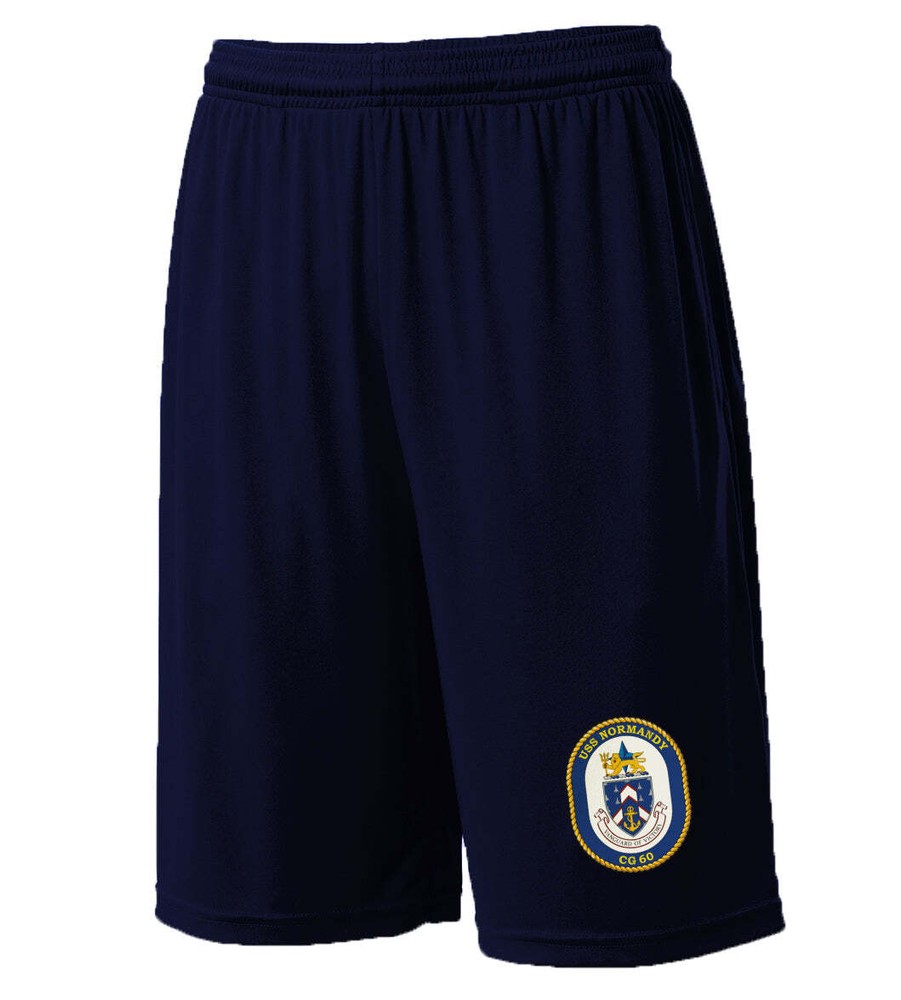 CG-60 USS Normandy Navy Active Shorts