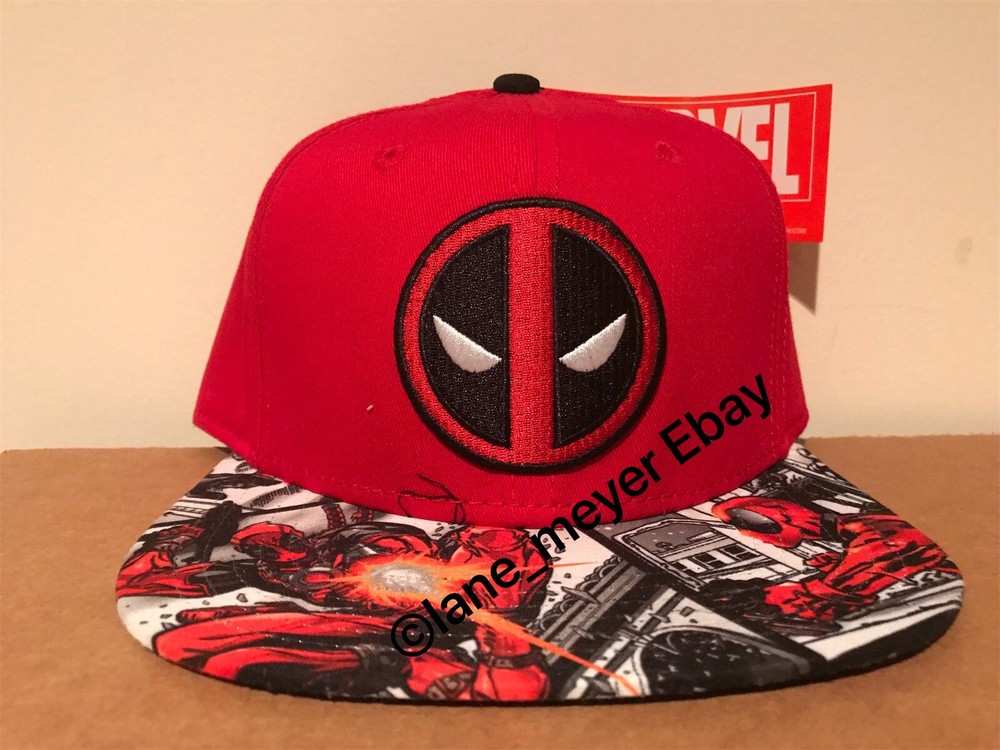 New with tags Marvel Licensed NWT Deadpool Baseball Cap Hat Embroidered