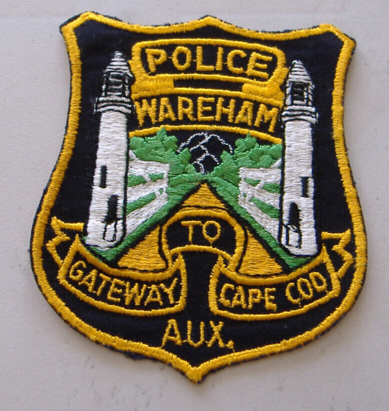 WAREHAM  MASSACHUSETTS   POLICE FABRIC   PATCH