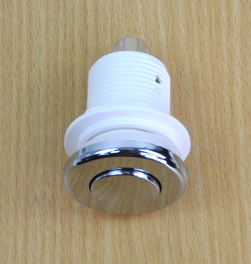 Universal Chrome air push press button / switch for pedicure spa massage chair