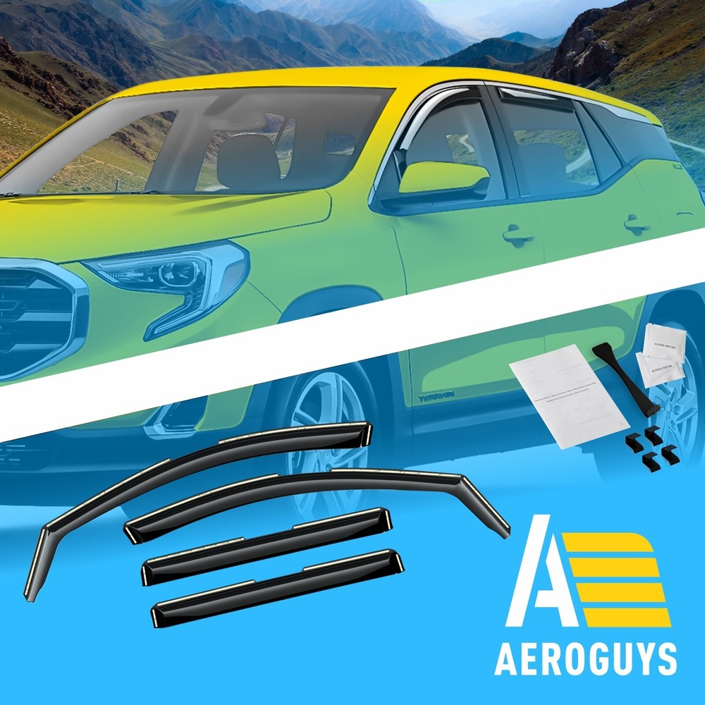 Rain Guards Vent Visors Shade for 2018-2024 GMC Terrain
