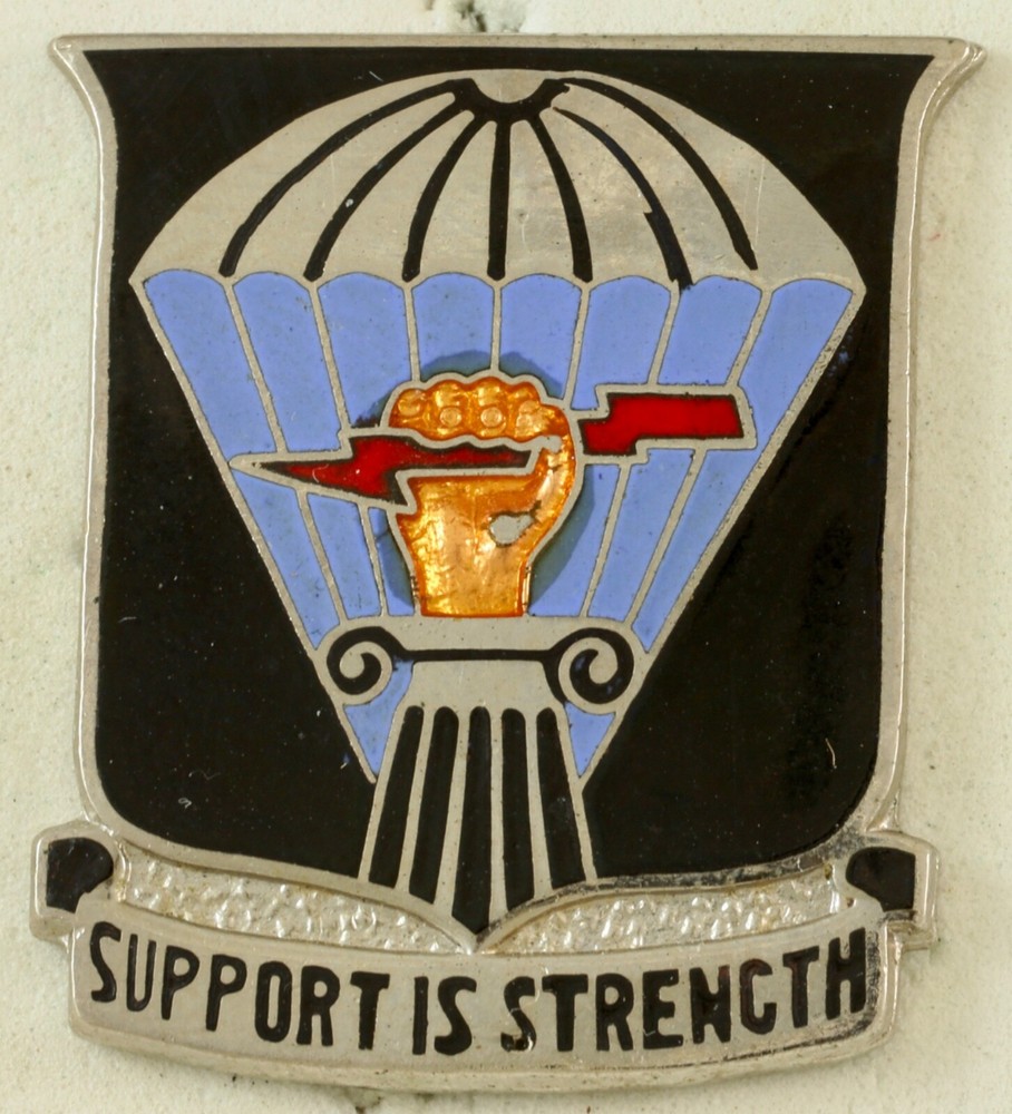 101st Division Support Group Crest DI/DUI CB