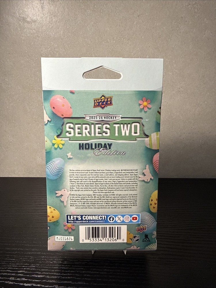 2025-26 Upper Deck Series 2 Holiday Hanger Easter Exclusive Box
