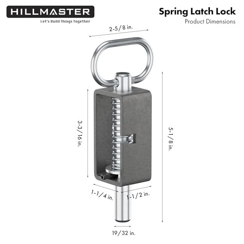 Weld-on Trailer Spring Latch Lock, Heavy Duty Trailer Gate Latch Universal 5in