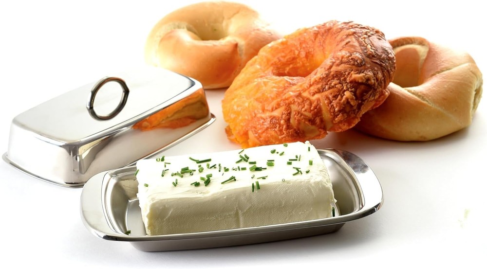 Polished Silver Double Covered Butter Dish – The Ultimate Kitchen Elegance