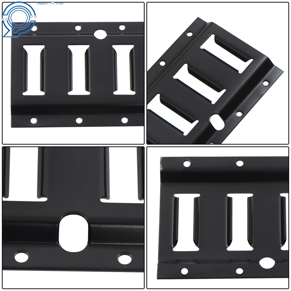 2 Pack 4' E Tie Down Rail Kit For Cargo Trailers Power Coated E-Tracks