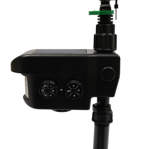 Adjustable Solar Garden Animal Repeller Water Sprinkler Sensor Motion Activated!