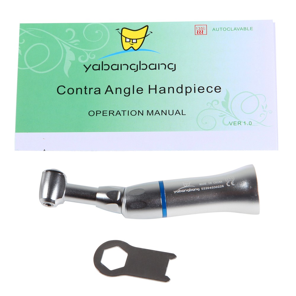 Dental Slow Low Speed Handpiece Contra Angle Push Button YAD