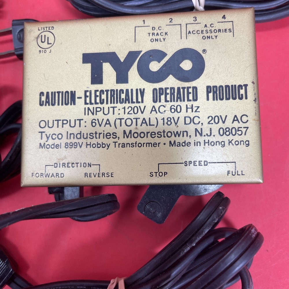 Vintage Tyco Electrain Train Transformers-Untested Lot 7