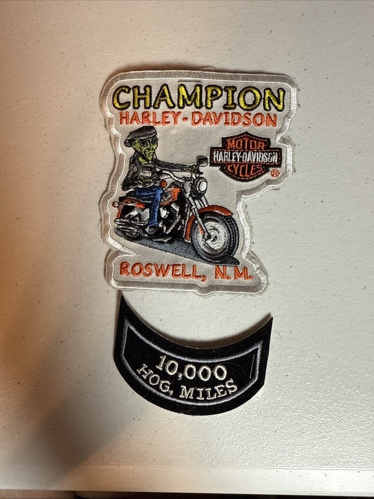 2 New Harley Davidson Patches