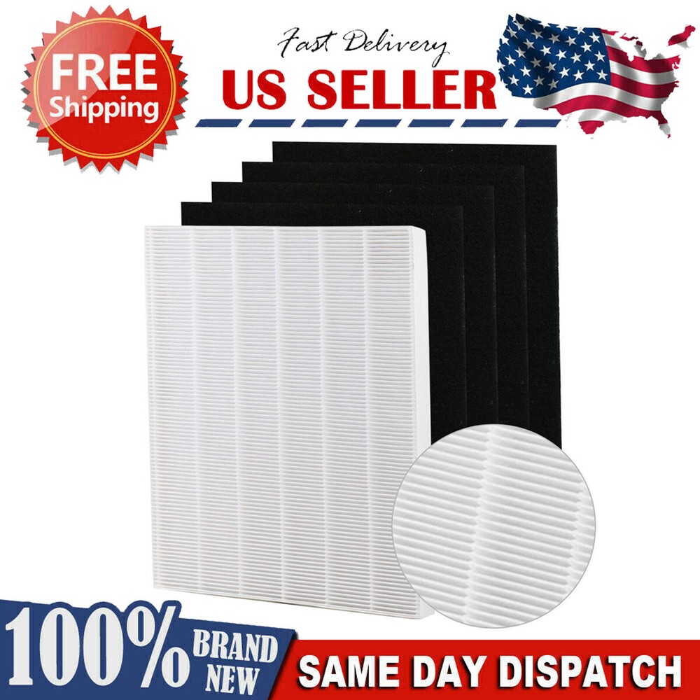 For Winix 115115 True HEPA Filter & 4 Carbon Pre-Filters Replacement A