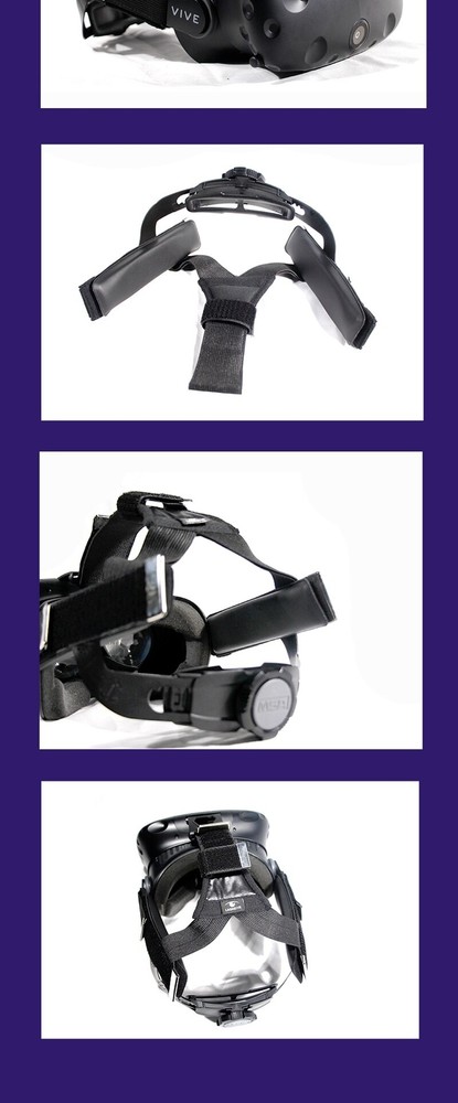 Improved Replacement VR Headband Head Strap Breathable for HTC Vive Adjustable