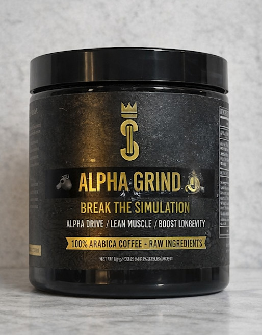 2 Alpha Grind Coffee-Based Supplement Powder Packages | 100% Arabica