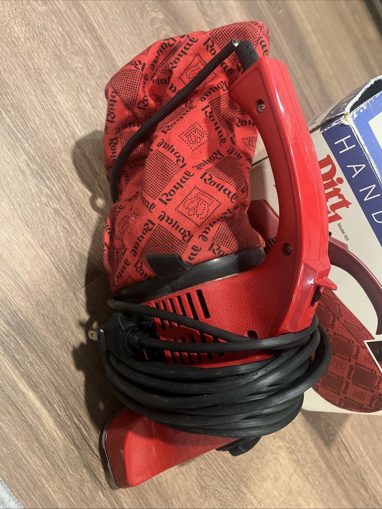 Royal Dirt Devil Hand Vac Vacuum Cleaner Model 103 Tested