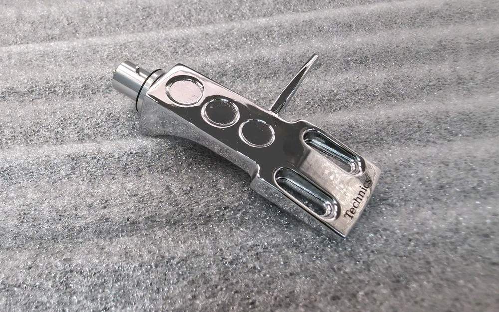 Original Technics Headshell. Extremely Rare. Chrome Plated. "Beautiful"