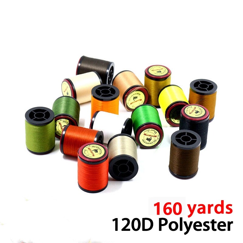 8pc/lot 6/0 Fly Tying Multi Filaments Thread 120D Polyester Fly Tying Materials