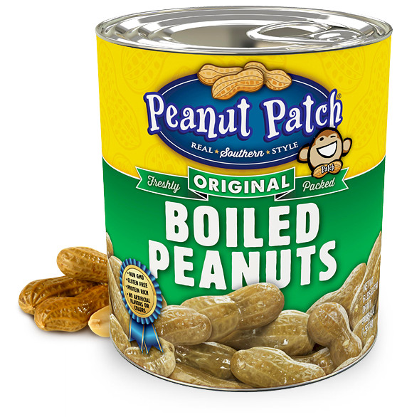 Peanut Patch Boiled Peanuts, 13.5oz cans, Pack of 6