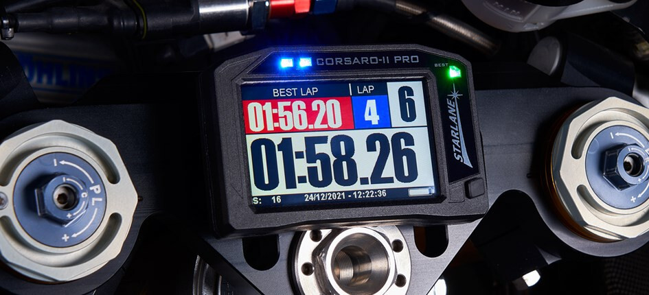 Ducati Panigale Corsaro PRO Lap Timer Starlane Data Acquisition Wireless