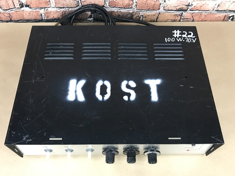 Bogen Flex-Pak Model CHS-100A Solid State Amplifier, Untested, AS-IS