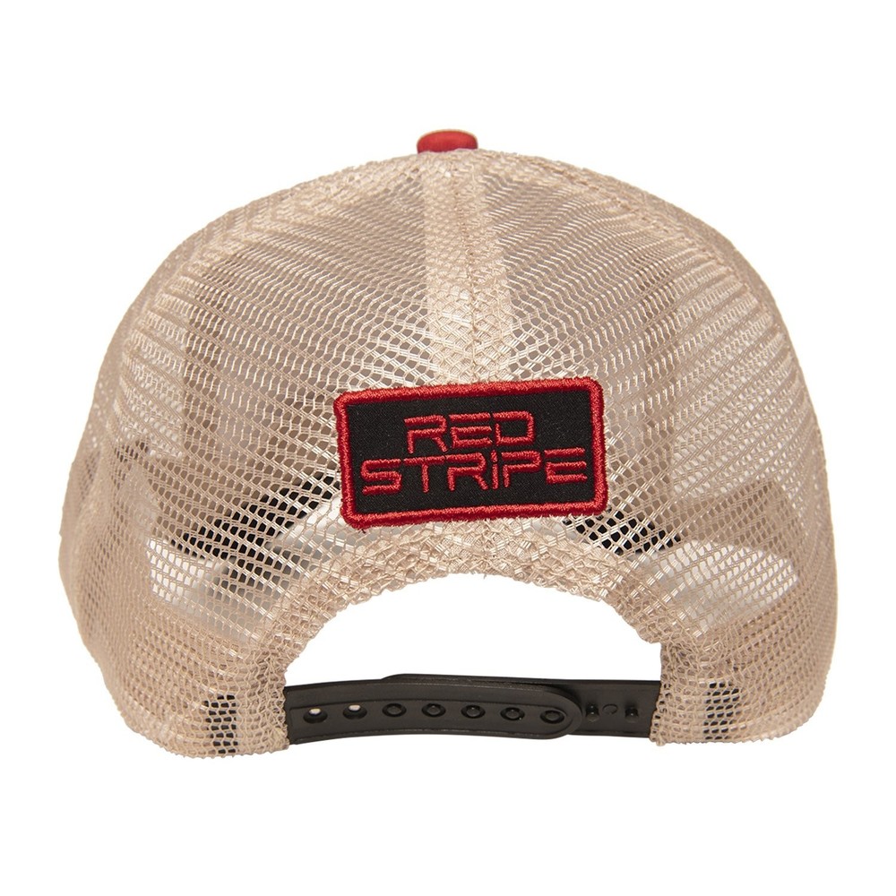 🔥 BOCO Gear Red Stripe Technical Trucker Cap – Built for Runners & Active Life