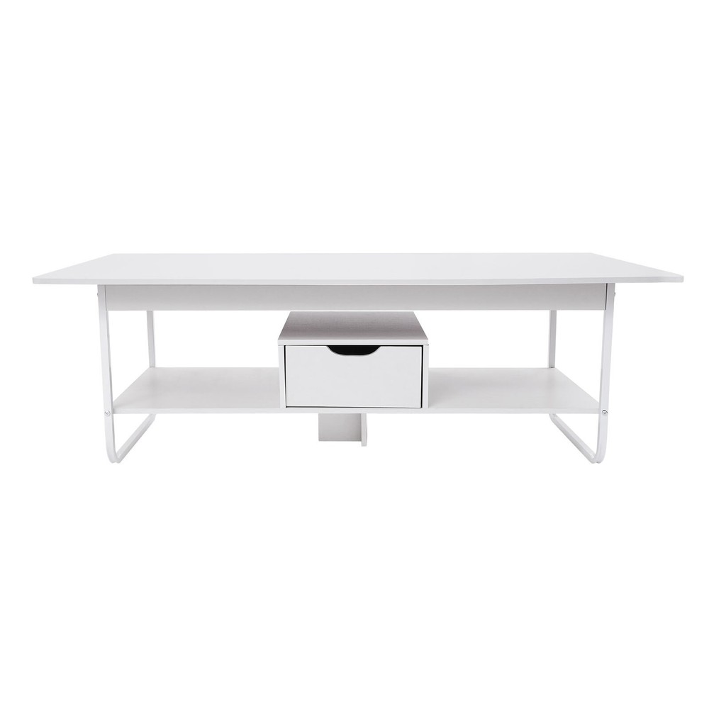 Modern Coffee Table Rectangular Coffee Table Living Room Tea Table 120*60*42cm