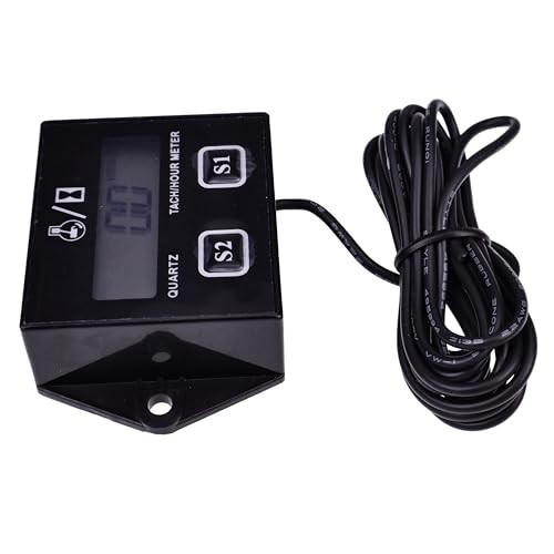 Motorcycle Tachometer Timer Mower Digital Display Chainsaw Engine Multi