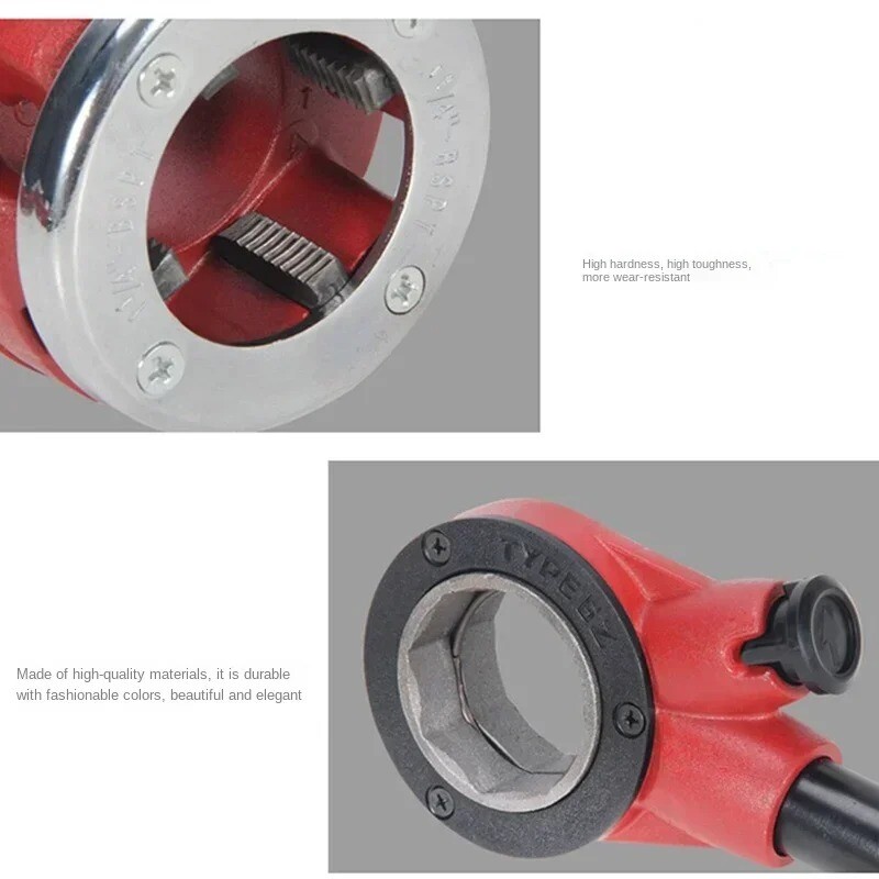 4 Points--1.2 Inch Durable Screw Threading Machine Manual Threading Machine