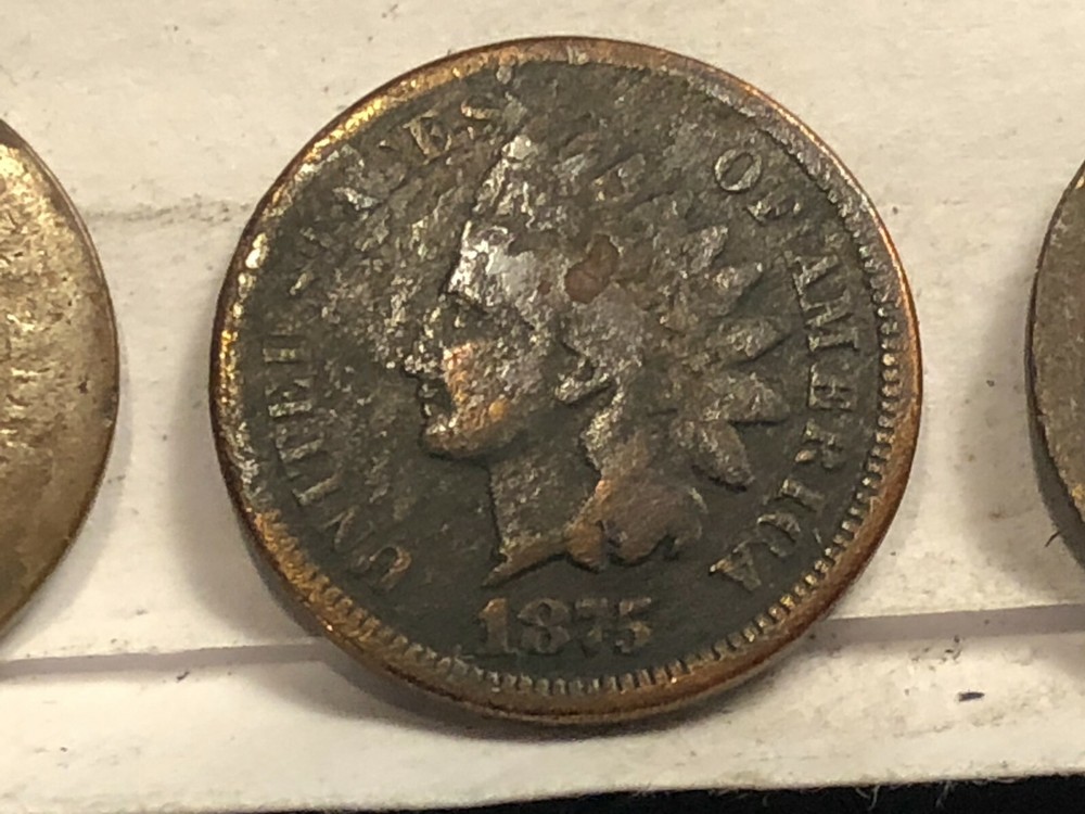 1874 - 1876 Indian head Cents (B-1)