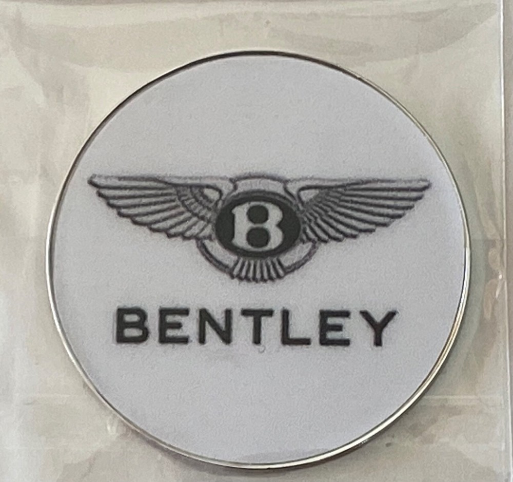BENTLEY - White - Pro size 32mm -Golf Ball Marker